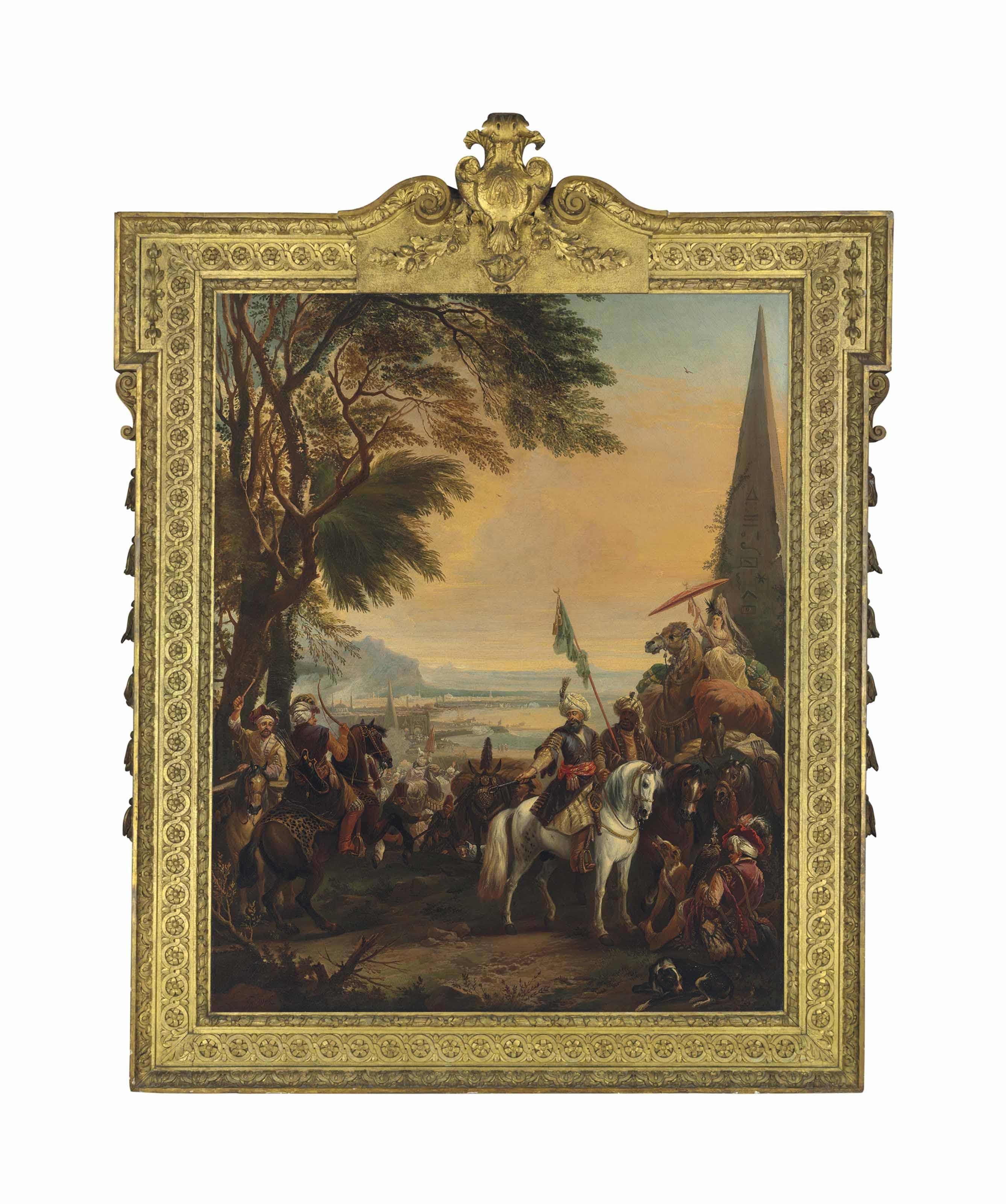 Jan Wyck - A Turkish army on its march to Egypt