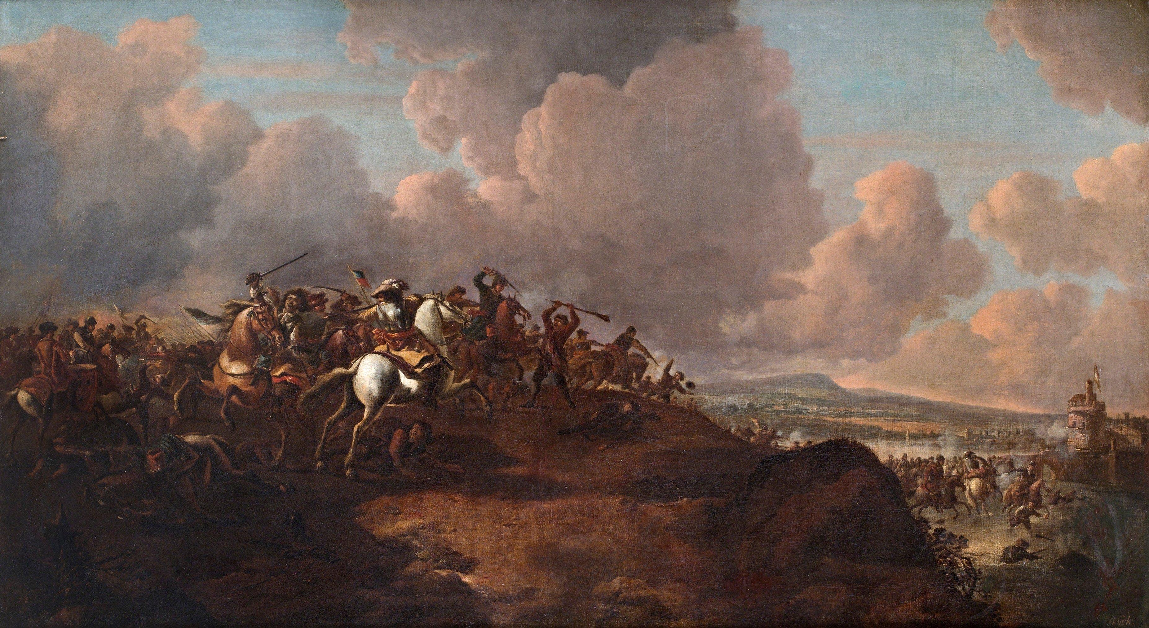 Jan Wyck - Battle scene