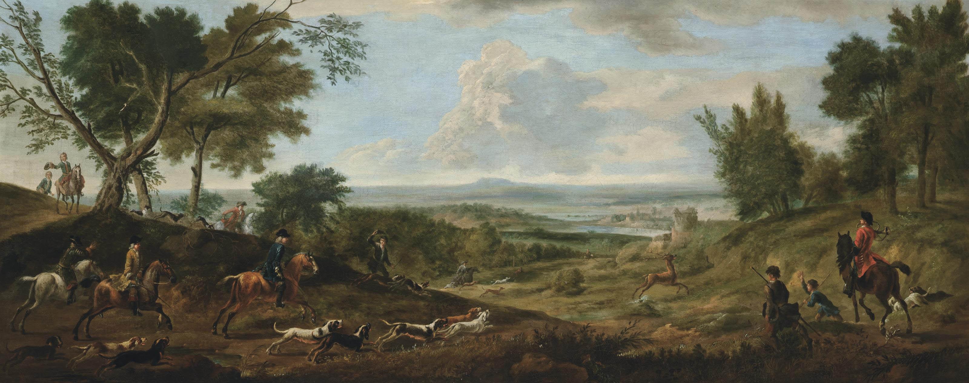 Jan Wyck - The stag hunt