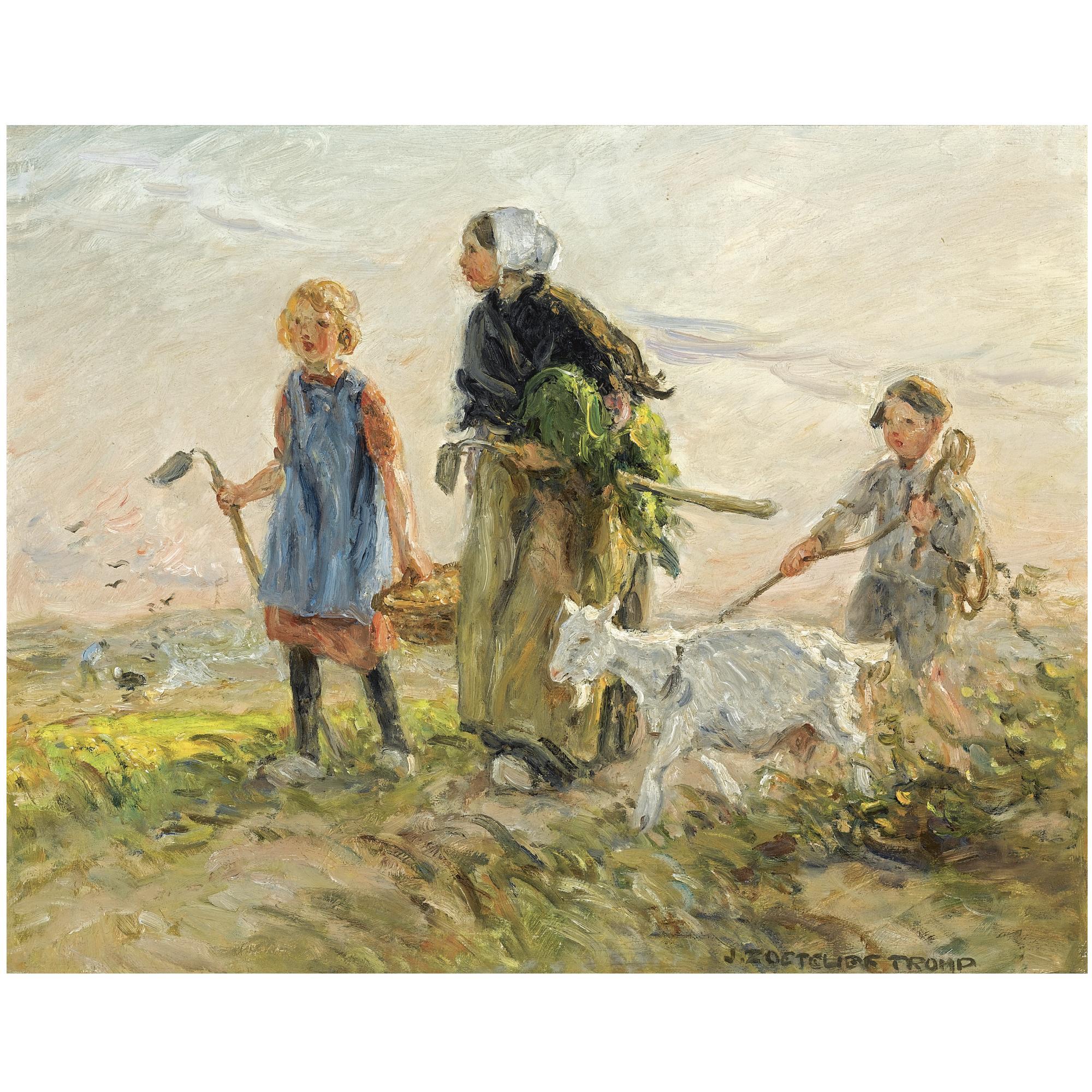 Jan Zoetelief Tromp - Dutch Returning From The Fields