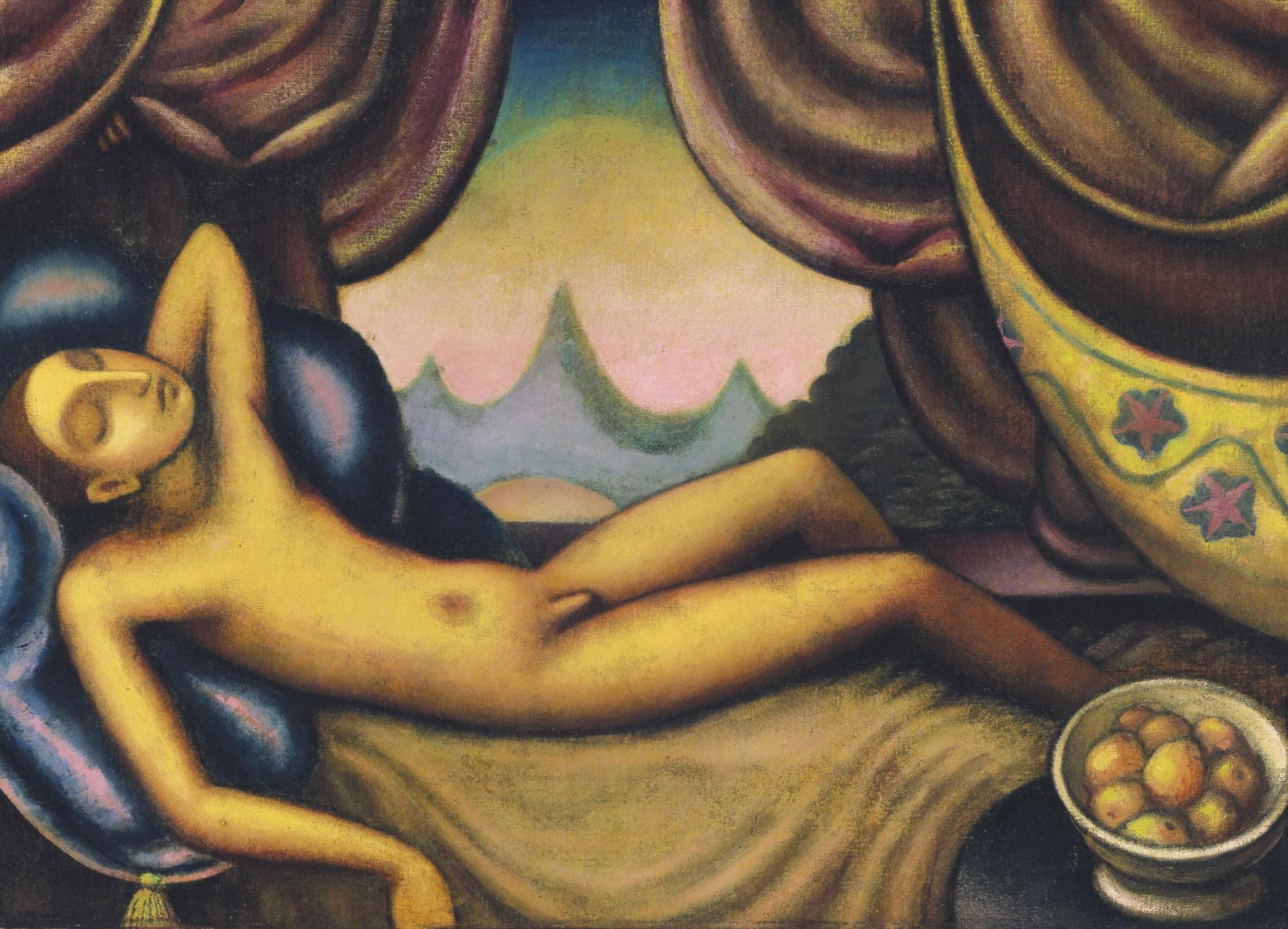 Jan Zrzavý - Czech leÍcí Hoch (Sleeping Boy)