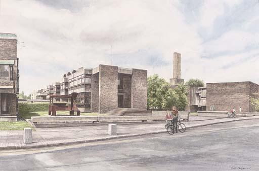 Jane Carpanini, R.W.S., R.W.A. - Churchill College, College Front