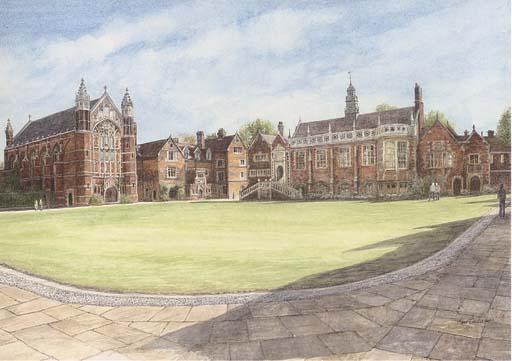 Jane Carpanini, R.W.S., R.W.A. - Selwyn College, Old Court