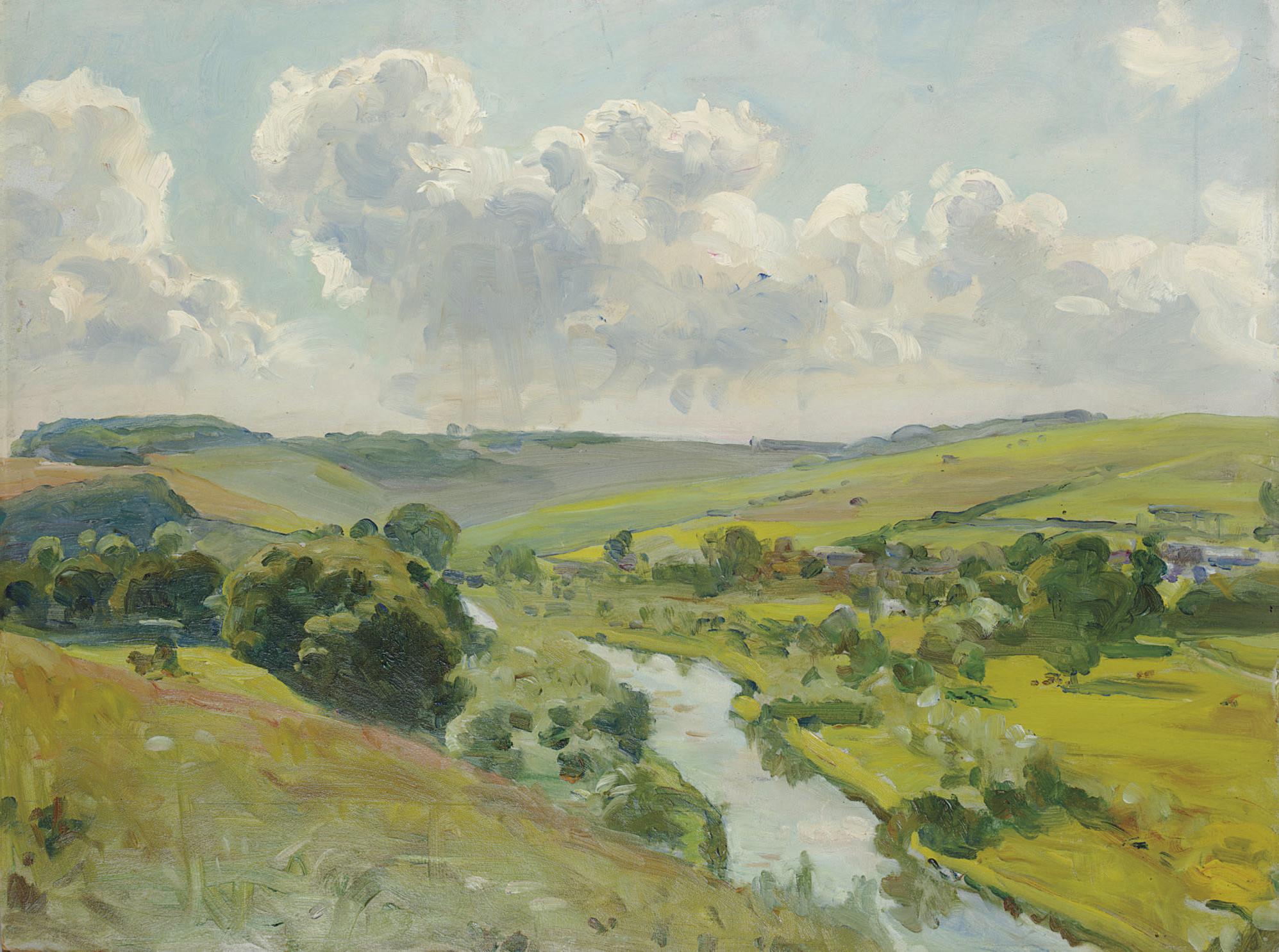 Jane Erin Emmet De Glehn - Coombe Bisset, Wiltshire