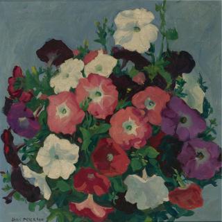 Jane Peterson - A Bouquet Of Petunias