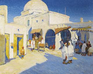 Jane Peterson - Afternoon At The Market