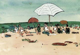 Jane Peterson - At the Beach