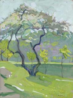 Jane Peterson - Blossoming Apple Tree