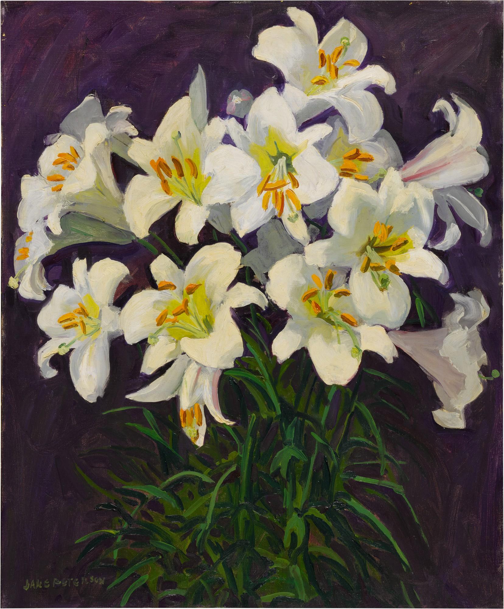 Jane Peterson - Easter Lilies