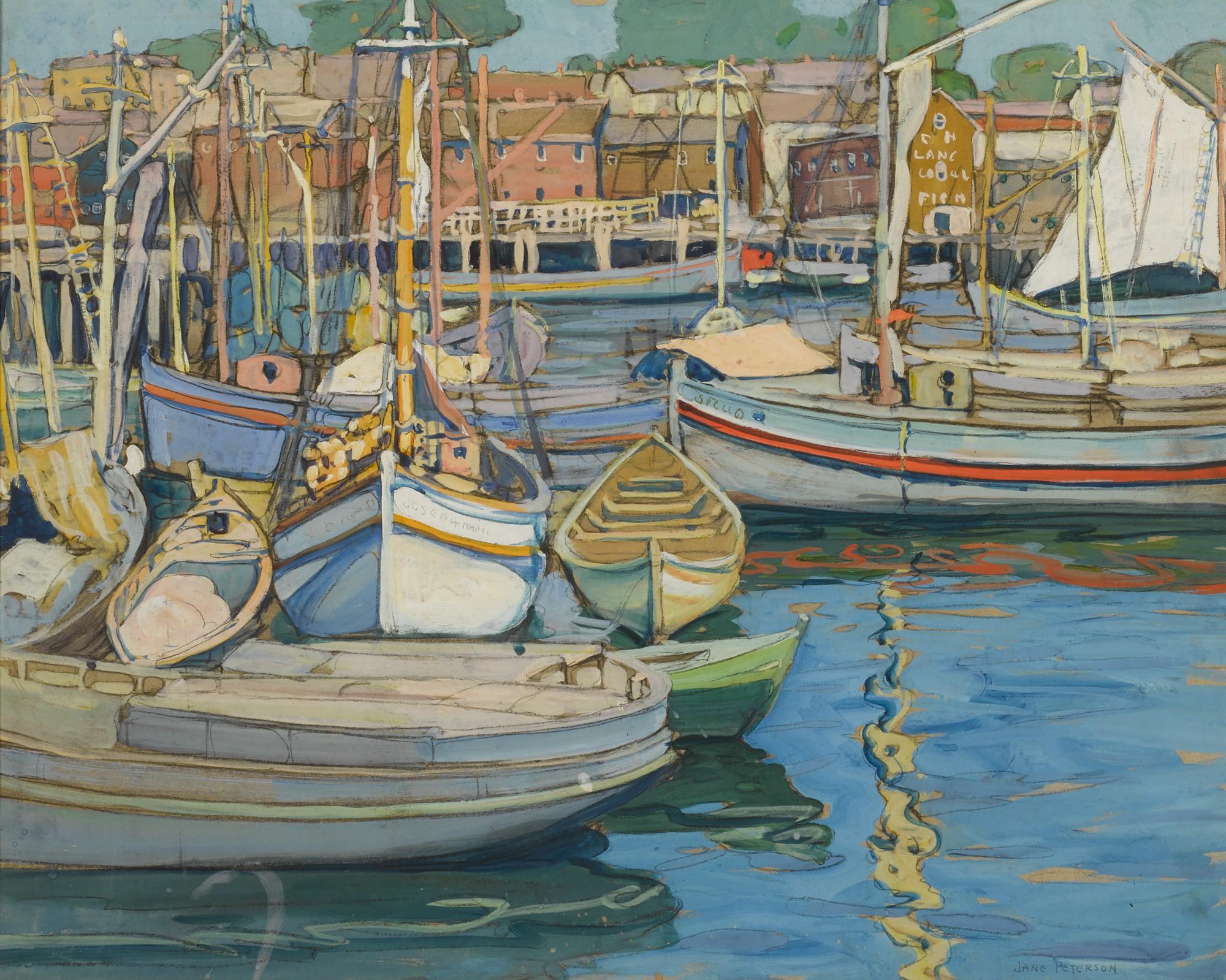 Jane Peterson - Gloucester Harbor