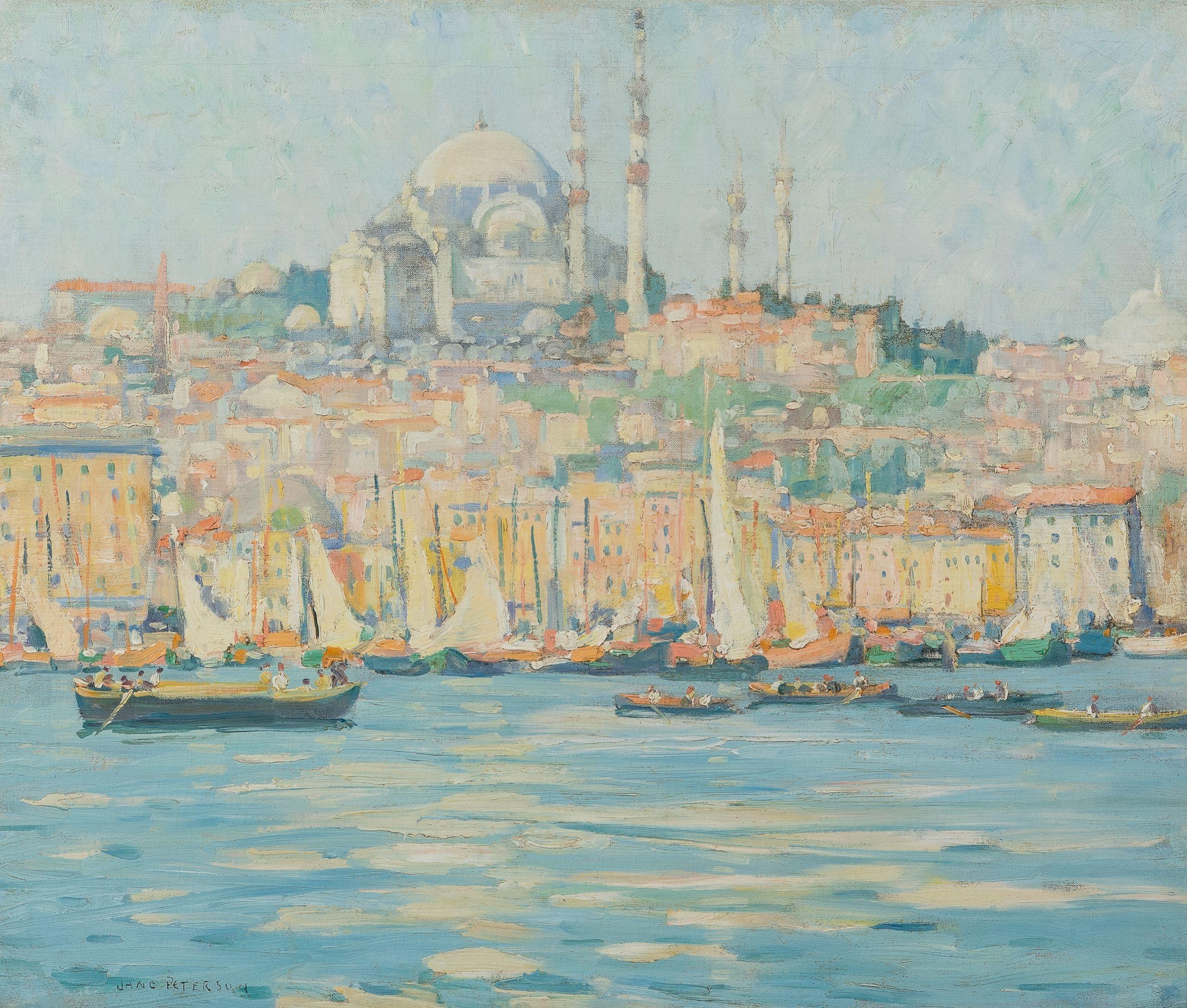 Jane Peterson - Harbor at Istanbul