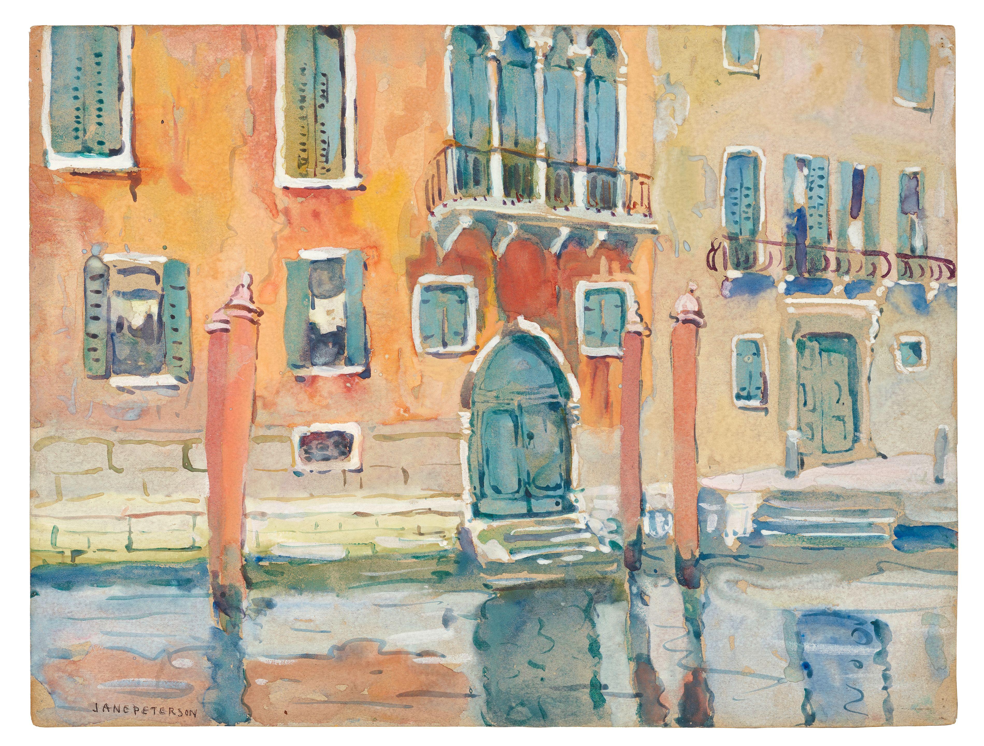 Jane Peterson - Red House, Venice