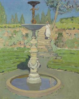 Jane Peterson - Vedder Fountain, Sunlight