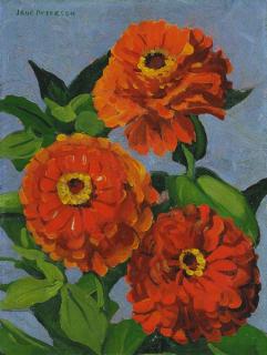 Jane Peterson - Zinnias