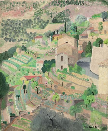 Jane-Simone Bussy - Mediterranean village