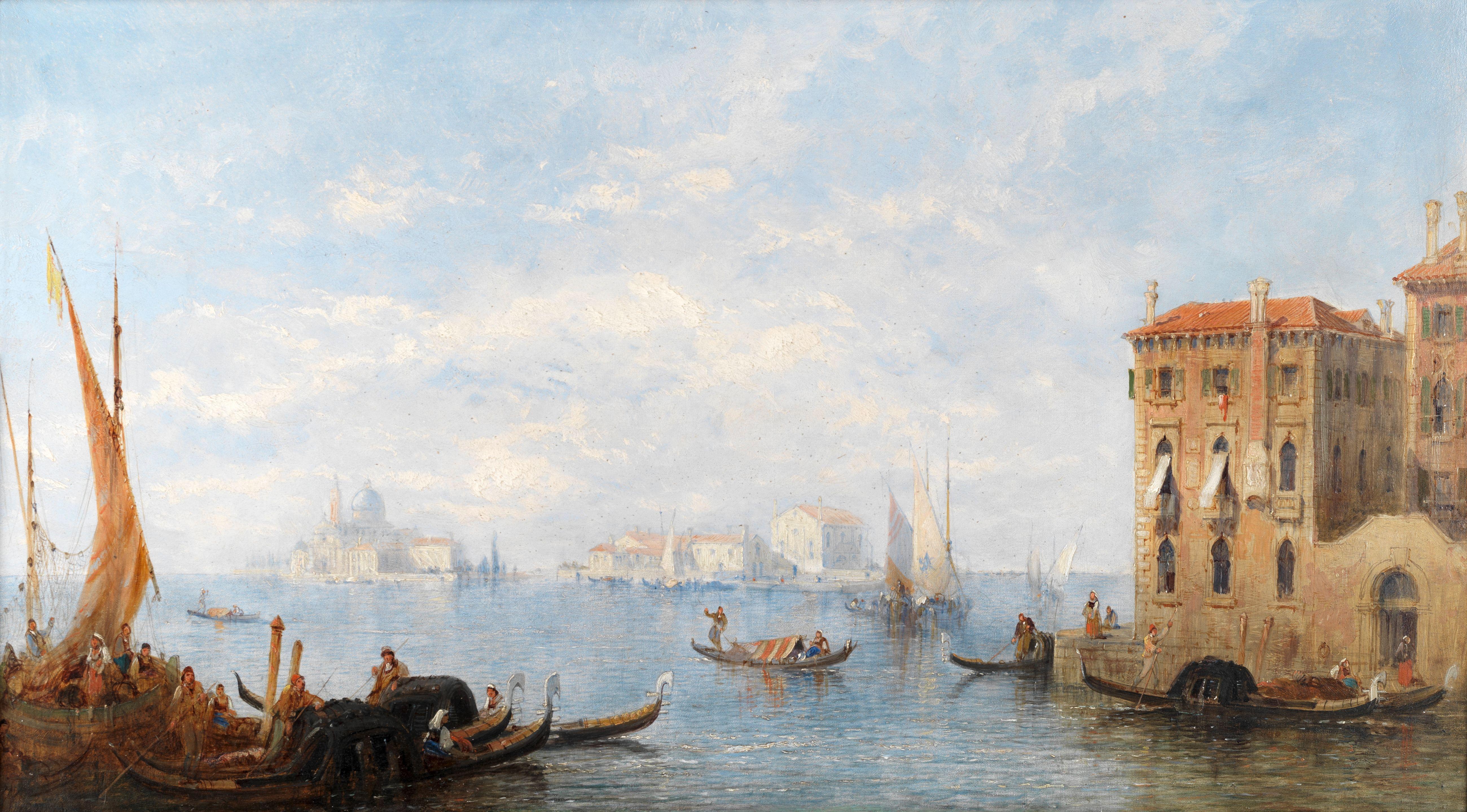 Jane Vivian - A distant view of Santa Maria della Salute