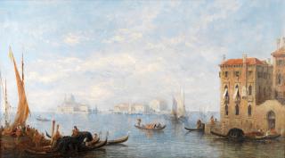 Jane Vivian - A distant view of Santa Maria della Salute