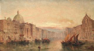 Jane Vivian - Sunset On The Grand Canal, Venice