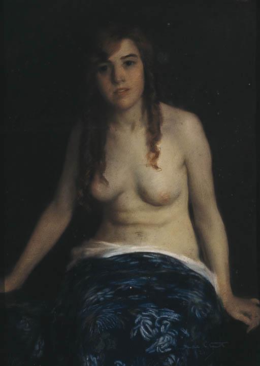 Janet Agnes Cumbrae-Stewart - The Blue Shawl