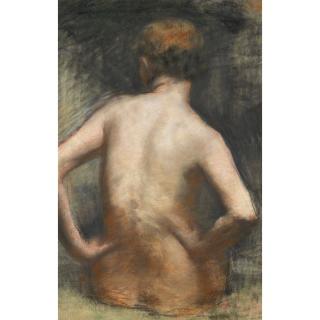 Janet Cumbrae-Stewart - Australian nude, Back View