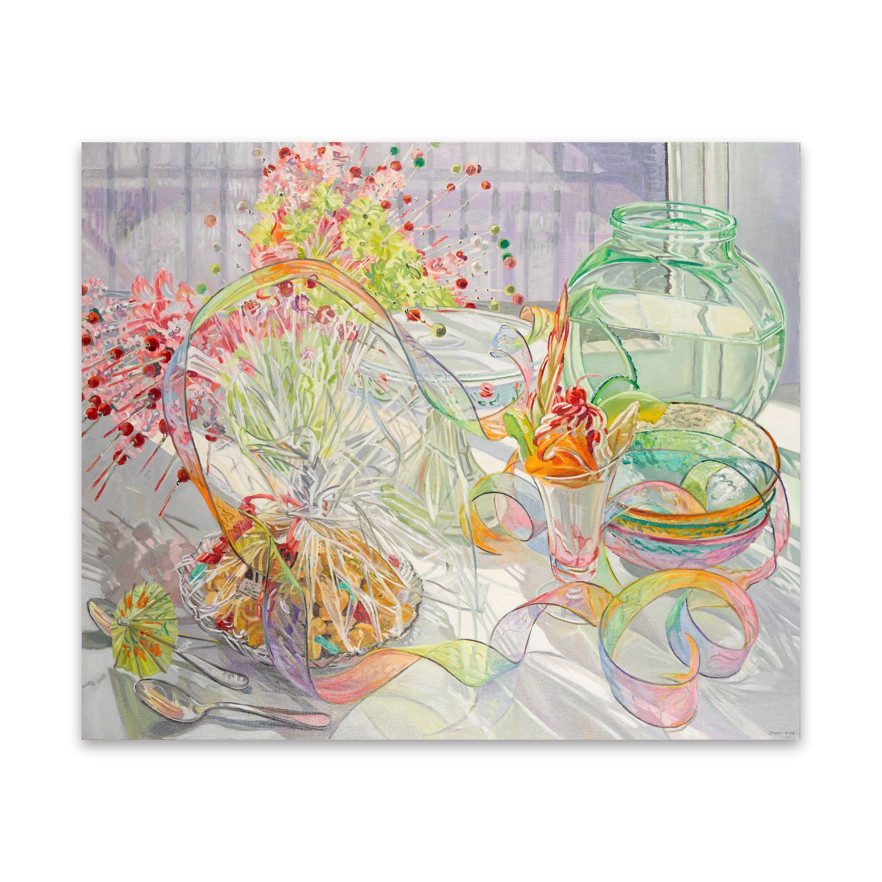 Janet Fish - Ice Cream Sundae, 2004