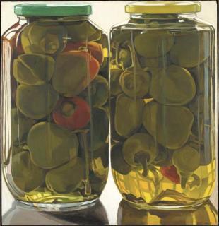 Janet Fish - Two Jars Hot Pepper Pickles