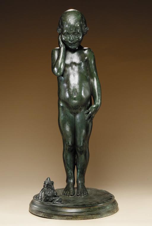 Janet Scudder - Girl with Frog Fountain (or La Douche)