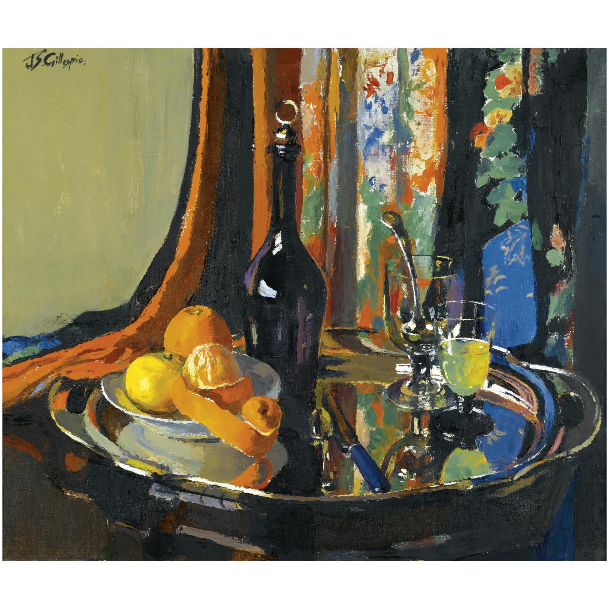 Janetta S Gillespie, R.S.A., R.S.W. - The Silver Tray