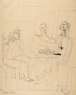 Jankel Adler - Theaterszene