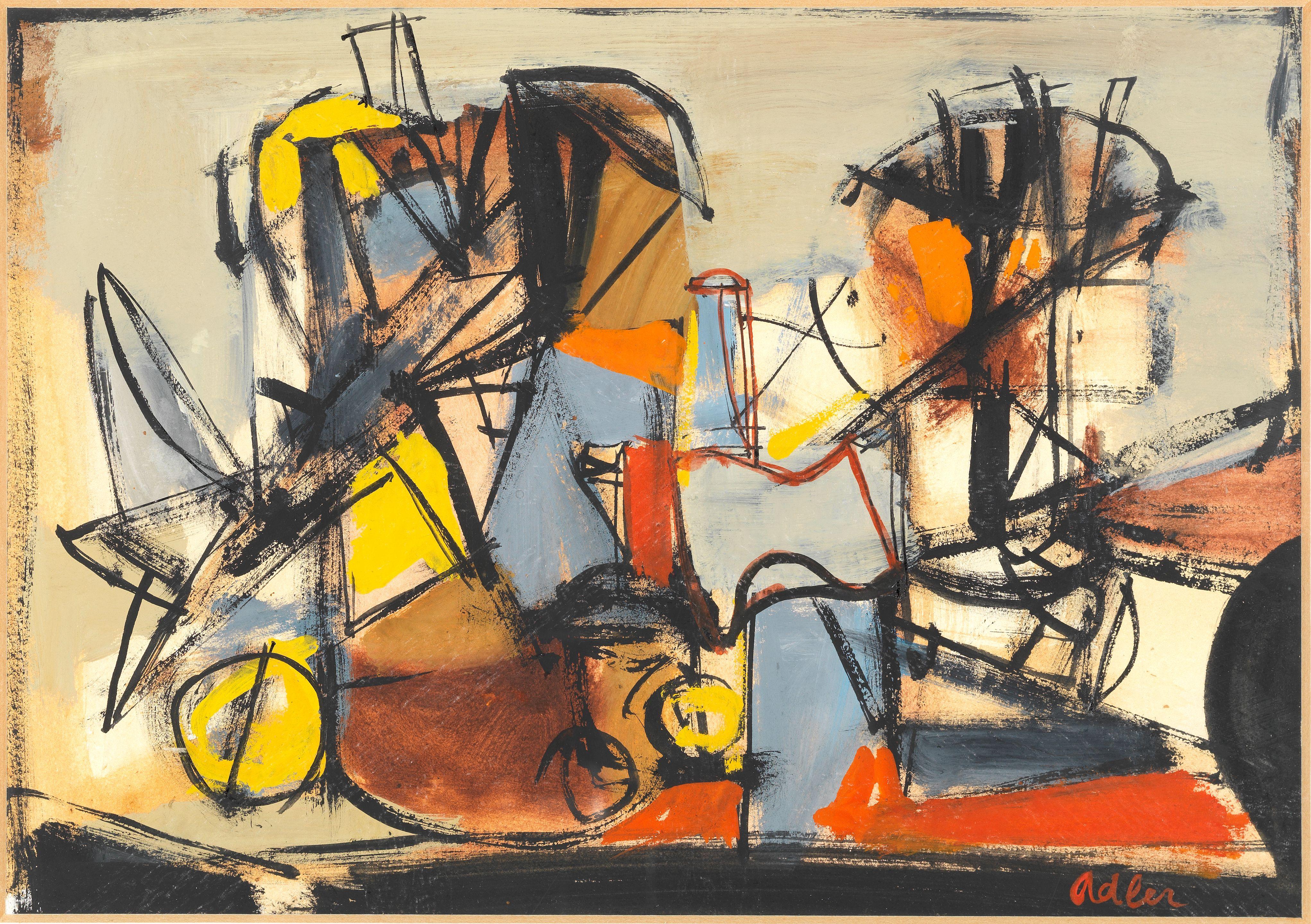 Jankel Adler - Untitled