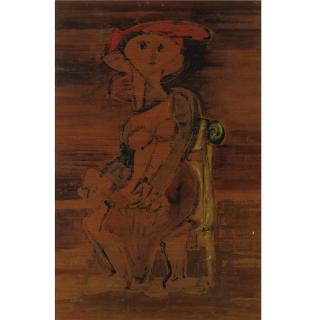 Jankel Adler - Woman In A Chair