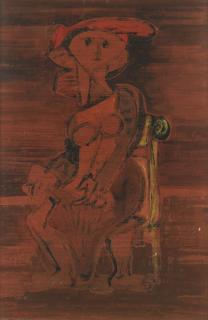 Jankel Adler - Woman In A Chair