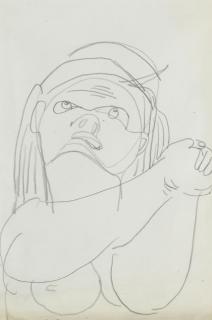 Jankel Adler - Woman with hands clasped