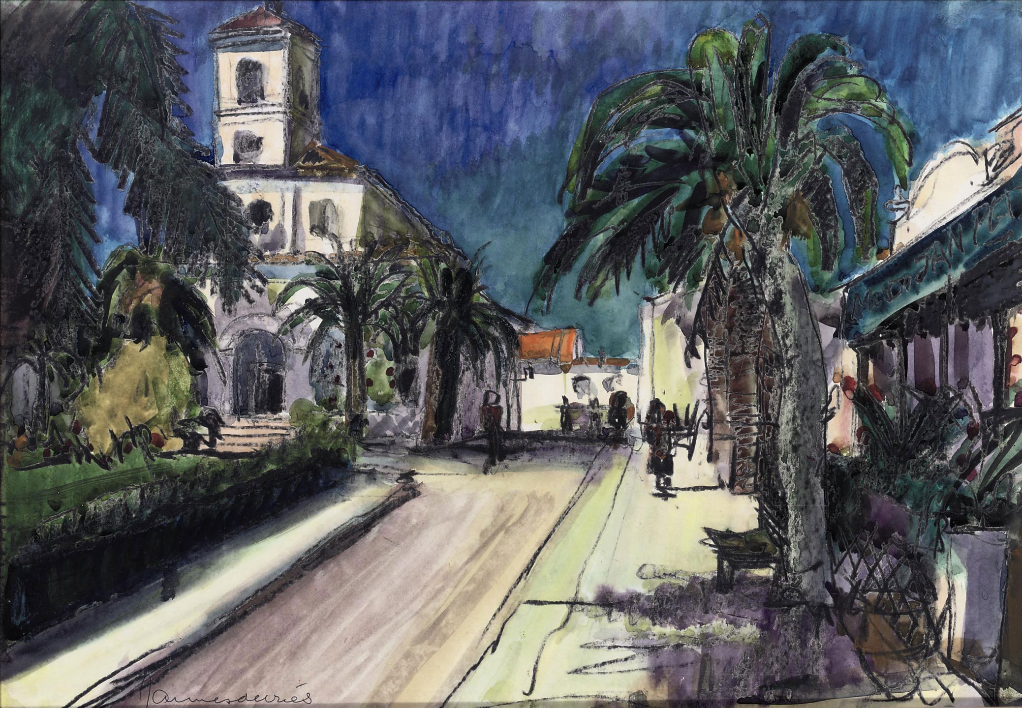 Jannes de Vries - A southern village