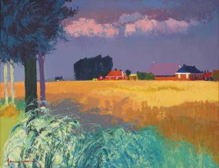 Jannes De Vries - Farmhouses in Eppenhuizen