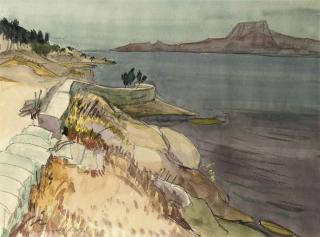 Jannes de Vries - View over the bay of Palau, Sardegna, Italy