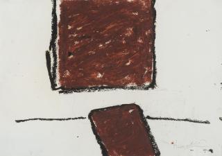 Jannis Kounellis - Untitled - Catrame X