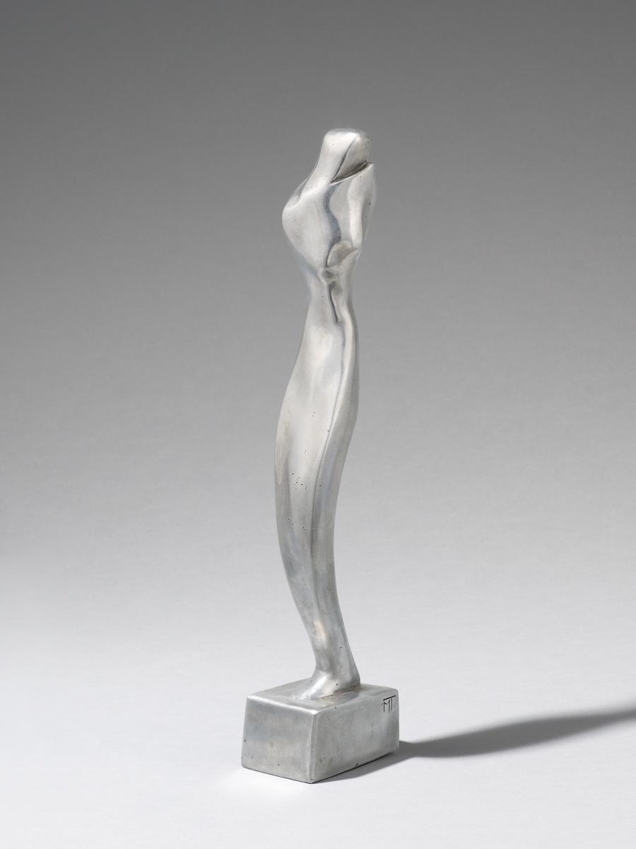 János Mattis Teutsch - Female nude.