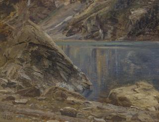 Janus Andreas LaCour - Bergsee in der Schweiz