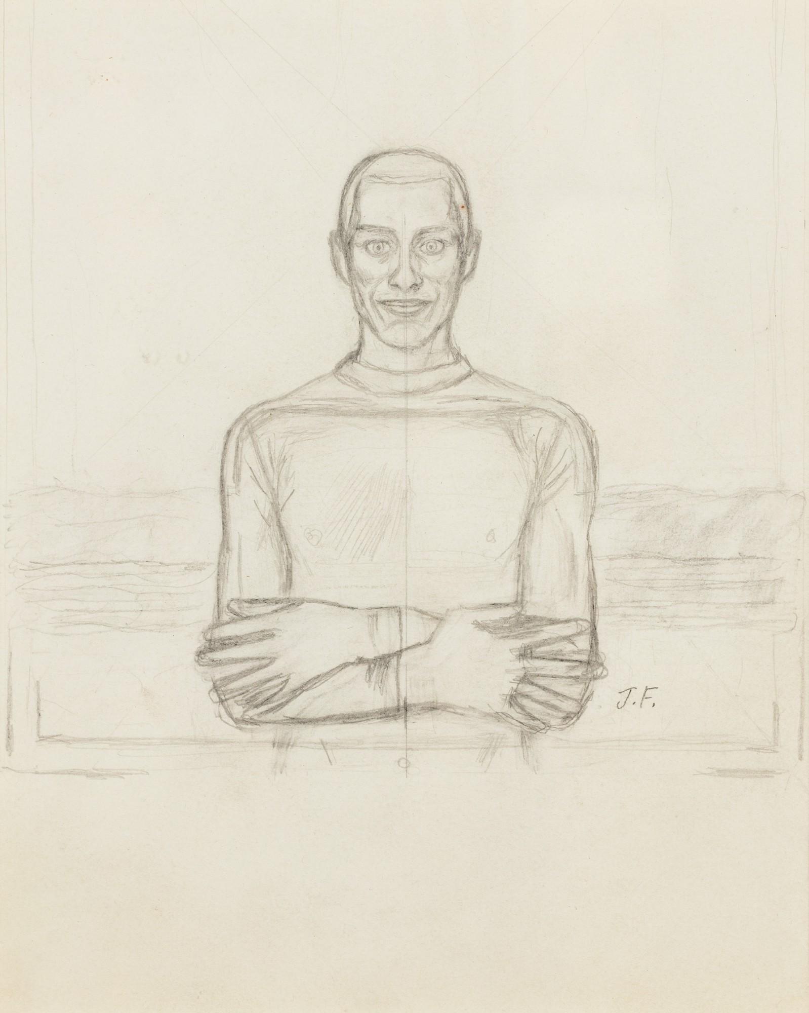 Jared French - Portrait de Paul Cadmus