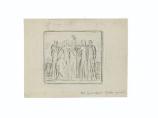 Jared French - Study for \'Washing the White Blood from Daniel Boone\'