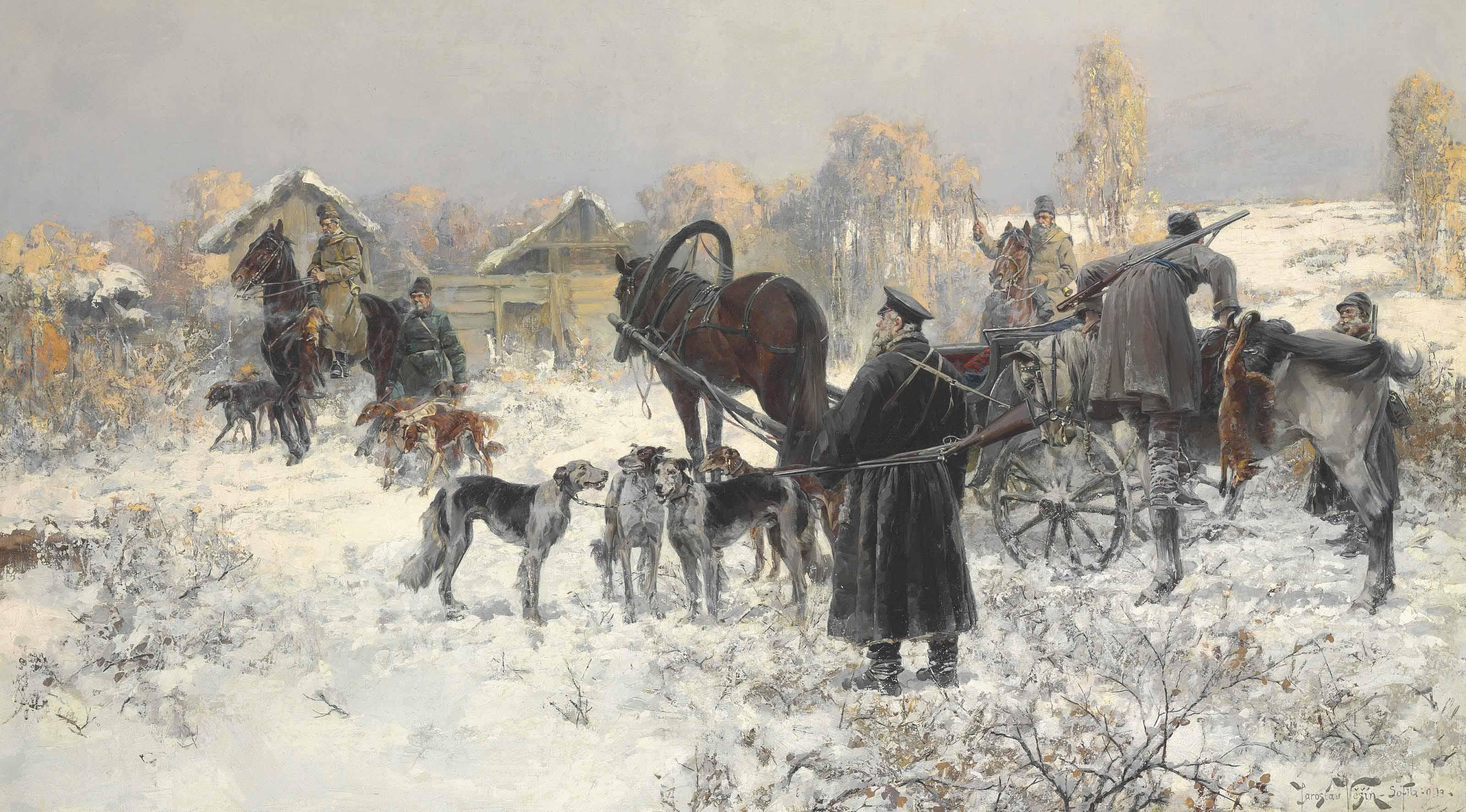 Jaroslav Friedrich Julius Vešín - The Hunting Party