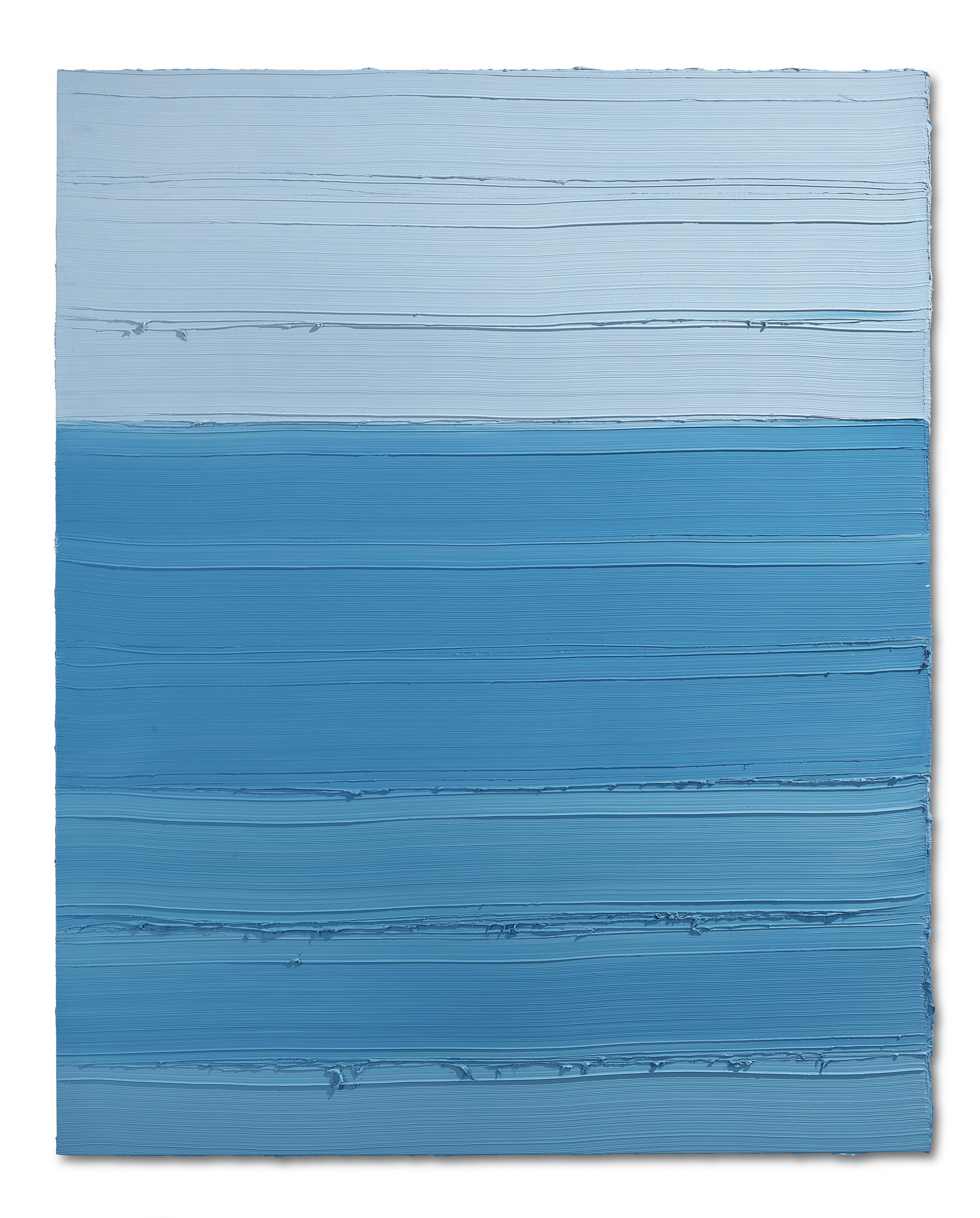 Jason Martin - Untitled (Zurich Blue/ Titanium White)