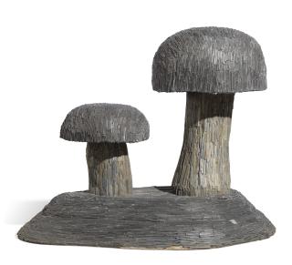 Jason Middlebrook - Untitled (two headed mushroom & stem)