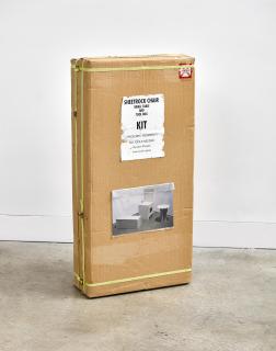 Jason Rhoades - Sheetrock Chair, Small Table And Tool Box, 1994