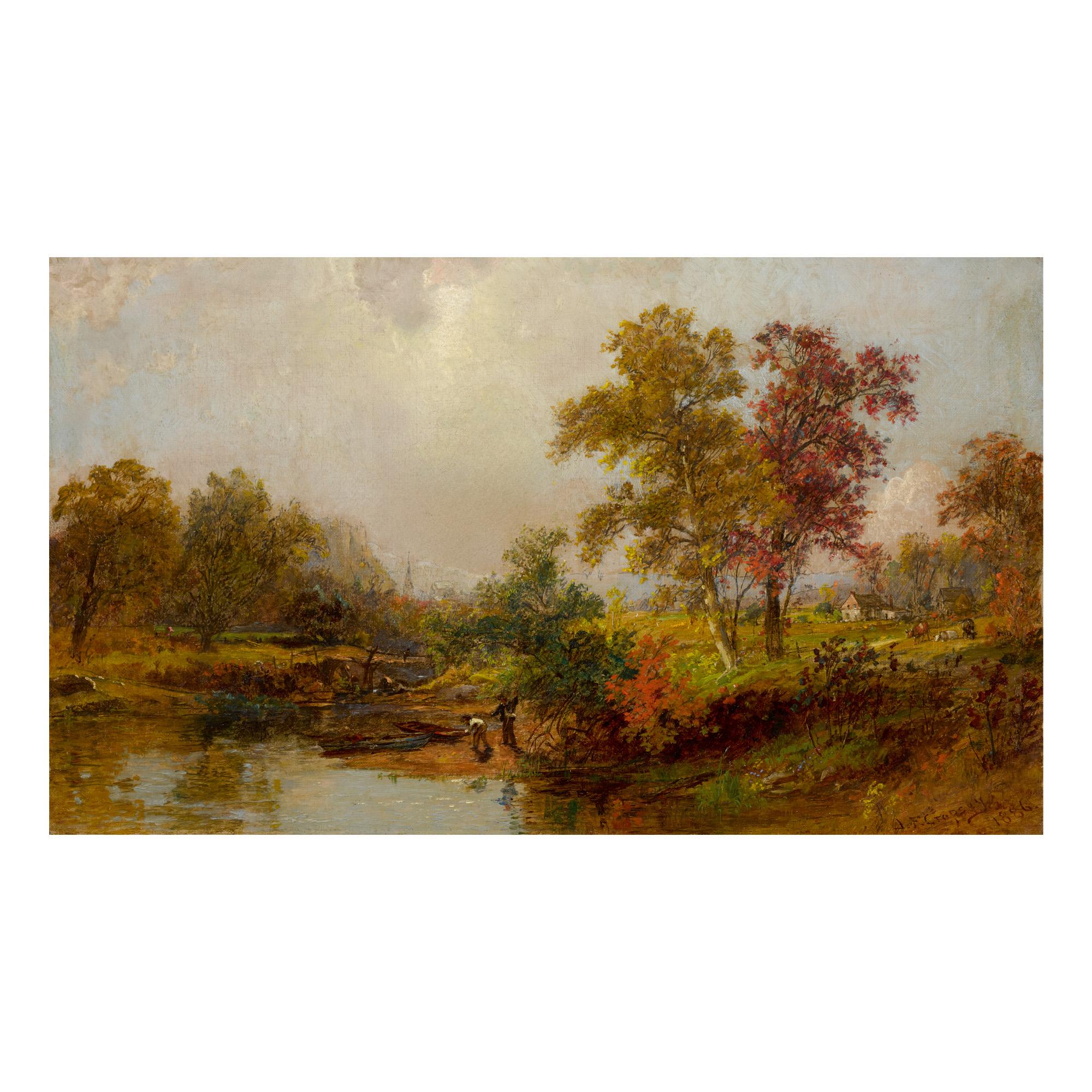 Jasper Francis Cropsey - An October Day