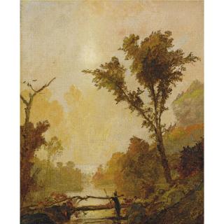 Jasper Francis Cropsey - Autumn In The Ramapo Valley