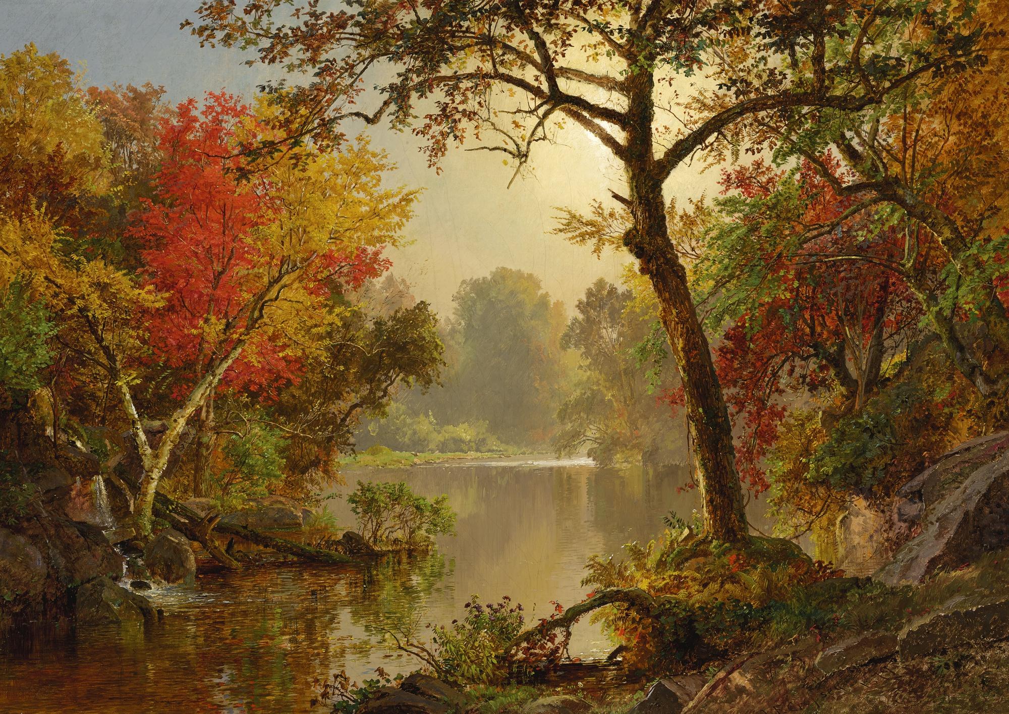 Jasper Francis Cropsey - Autumn Landscape