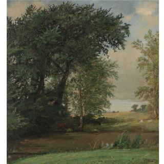 Jasper Francis Cropsey - Banks Of The River