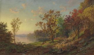 Jasper Francis Cropsey - Driving Home the Flock